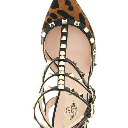 Valentino Garavani Multicolor Calfskin Mid Heel Pumps