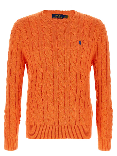 Polo Ralph Lauren Orange Cotton Cardigan
