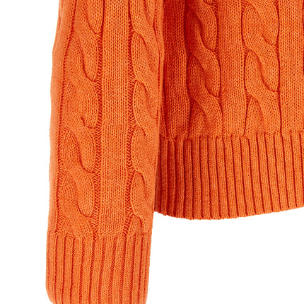 Polo Ralph Lauren Orange Cotton Cardigan