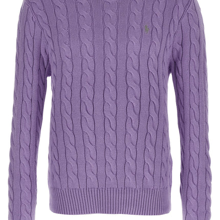 Polo Ralph Lauren Purple Cotton Cardigan