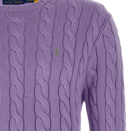 Polo Ralph Lauren Purple Cotton Cardigan