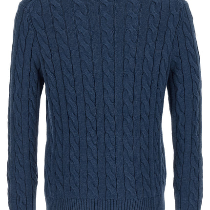 Polo Ralph Lauren Blue Cotton Cardigan