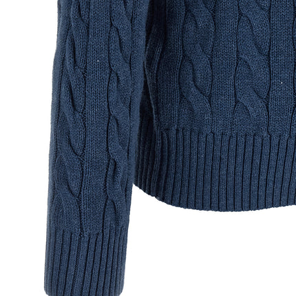Polo Ralph Lauren Blue Cotton Cardigan
