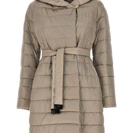 Max Mara Beige Polyamide Full-Length Jacket