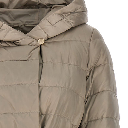 Max Mara Beige Polyamide Full-Length Jacket