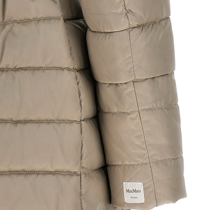 Max Mara Beige Polyamide Full-Length Jacket