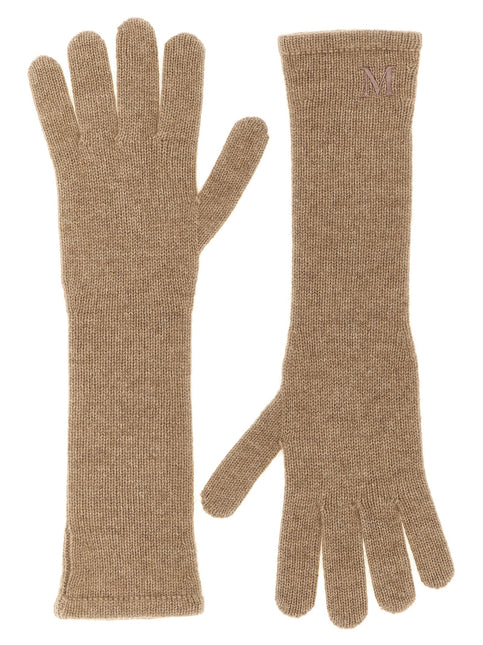 Max Mara Beige Cashmere Gloves