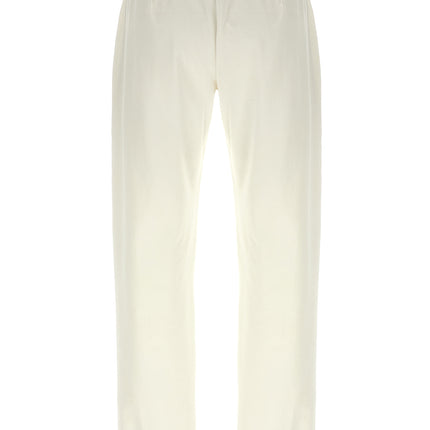 Brunello Cucinelli White Cotton Joggers (Workout Pants)