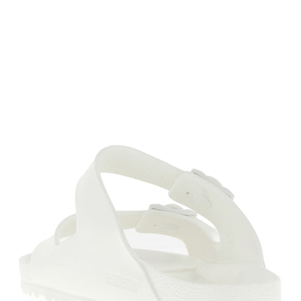 Birkenstock White Synthetic Slides