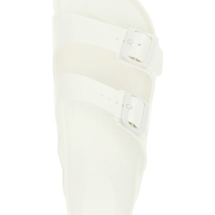 Birkenstock White Synthetic Slides