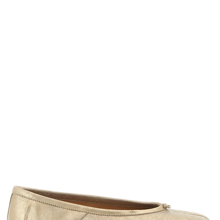 Maison Margiela Gold Cashmere Ballet Flats