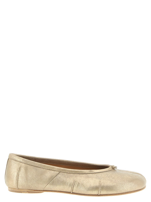Maison Margiela Gold Cashmere Ballet Flats Maison Margiela