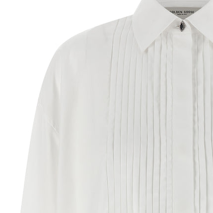 Golden Goose White Cotton Blouse
