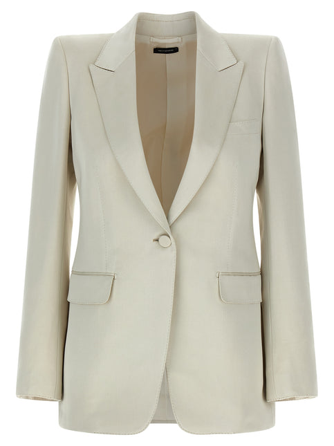 Tom Ford Beige Cotton Blazer