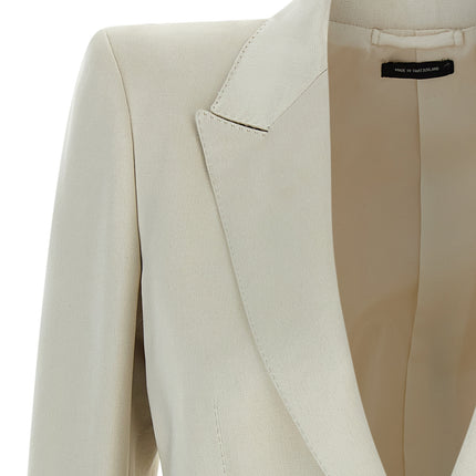Tom Ford Beige Cotton Blazer