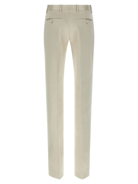 Tom Ford Beige Cotton Dress Pants