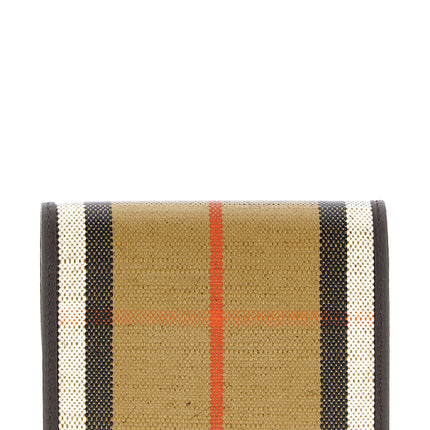 Burberry Beige Cotton Cardholder