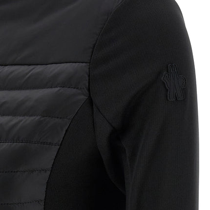 Moncler Grenoble Black Polyamide Cardigan