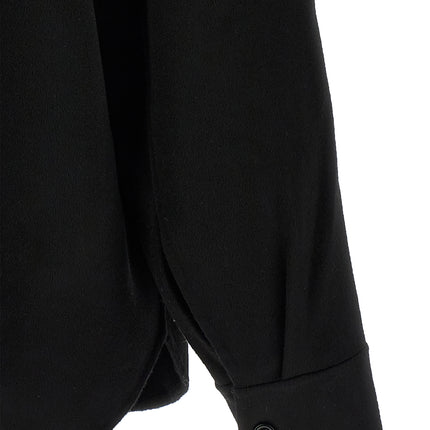 SÉFR Black Wool Blouse