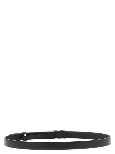 Valentino Garavani Black Calfskin Regular Belt