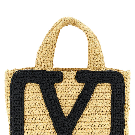 Valentino Garavani Black Viscose Tote Bag