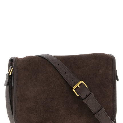Valentino Garavani Brown Cowhide Crossbody Bag