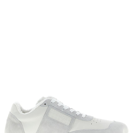 MM6 Maison Margiela White Calfskin Athletic Sneakers