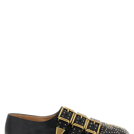 Chloé Black Lamb Leather Ballet Flats