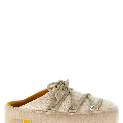 Moon Boot Beige Polyester Flat Boots