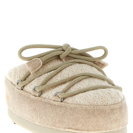 Moon Boot Beige Polyester Flat Boots