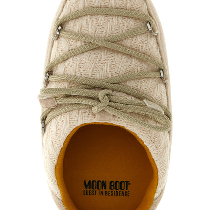 Moon Boot Beige Polyester Flat Boots