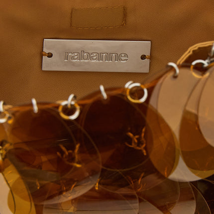 Paco Rabanne Orange Polyester Shoulder Bag
