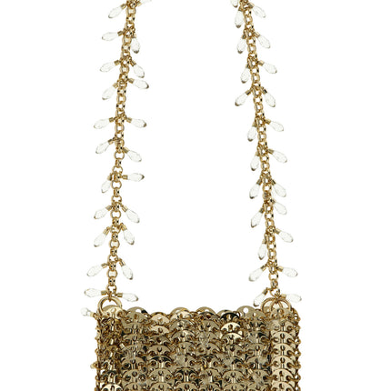 Paco Rabanne Gold Brass Shoulder Bag