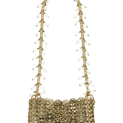 Paco Rabanne Gold Brass Shoulder Bag