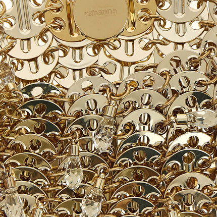 Paco Rabanne Gold Brass Shoulder Bag