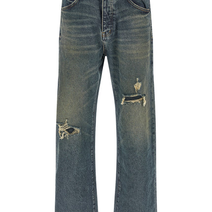 PURPLE Blue Cotton Jeans Denim