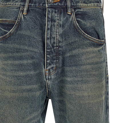 PURPLE Blue Cotton Jeans Denim