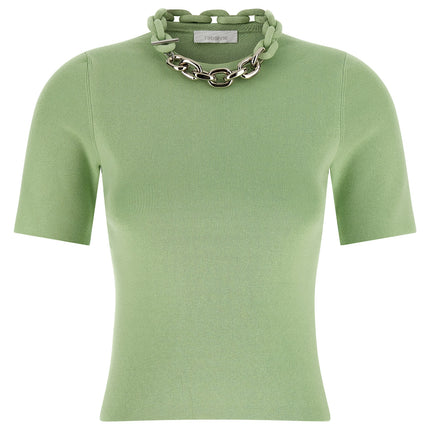 Paco Rabanne Bicolor Textile T-Shirt