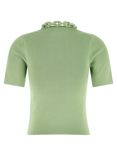 Paco Rabanne Bicolor Textile T-Shirt