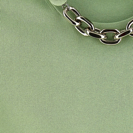Paco Rabanne Bicolor Textile T-Shirt