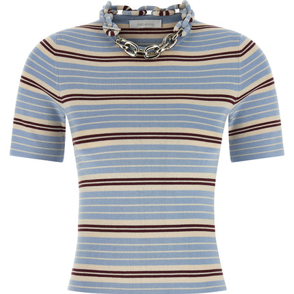 Paco Rabanne Blue Textile T-Shirt