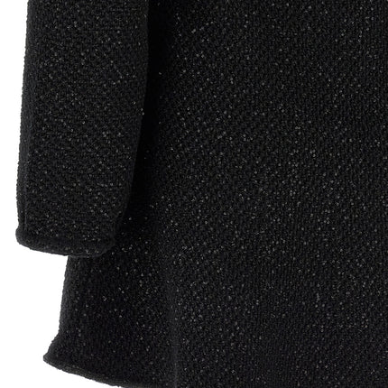 Self-Portrait Black Cotton Short Dress