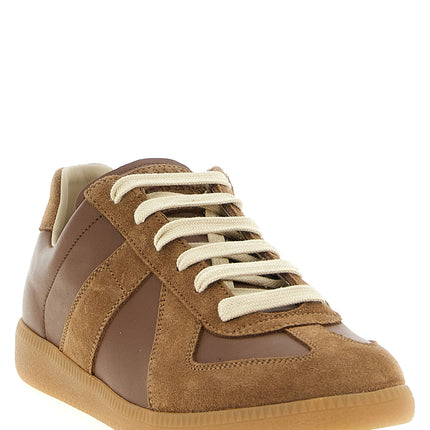 Maison Margiela Brown Calfskin Sneakers