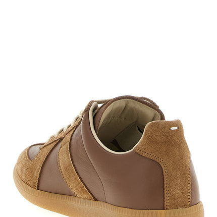 Maison Margiela Brown Calfskin Sneakers