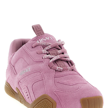 Versace Multicolor Calfskin Athletic Sneakers