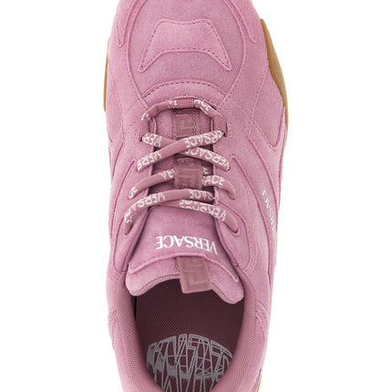 Versace Multicolor Calfskin Athletic Sneakers