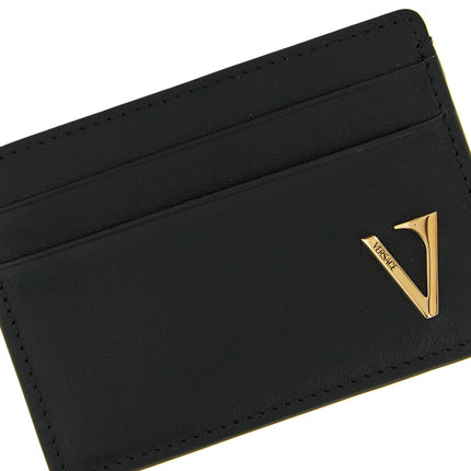 Versace Black Calfskin Cardholder
