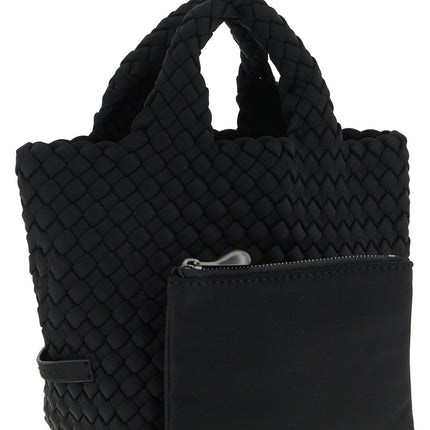 NAGHEDI Black Neoprene Tote Bag