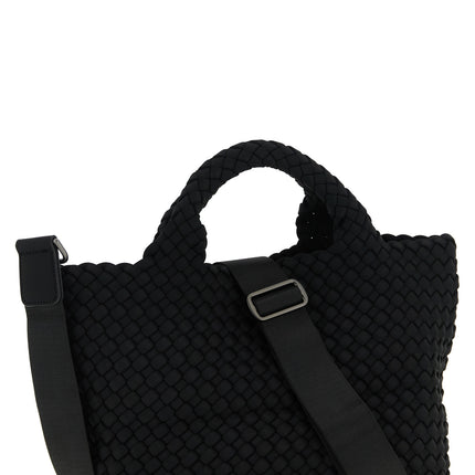 NAGHEDI Black Neoprene Tote Bag