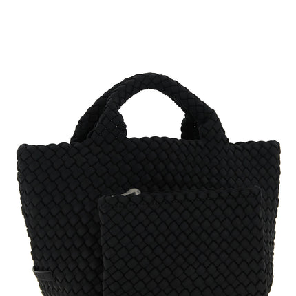 NAGHEDI Black Neoprene Tote Bag
